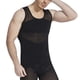 thumbnail image 2 of Chaleco adelgazante moldeador de cuerpo para hombre, camiseta de compresión transpirable y suave y elástica para deportes y Fitness, 2 of 8