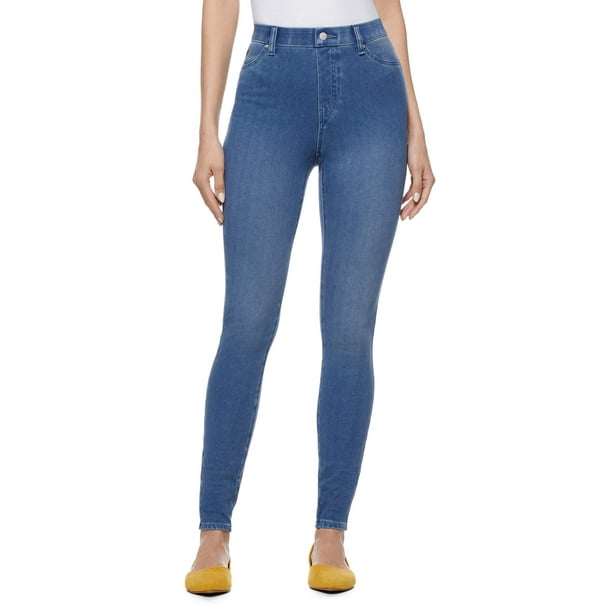 time and tru jeggings high rise