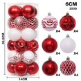 thumbnail image 3 of PALIFEUR 24PCS Christmas Ornaments Set, Shatterproof Christmas Ball Ornaments, Glitter Baubles Hanging Balls Decorations for Xmas Tree Holiday Party, 3 of 7