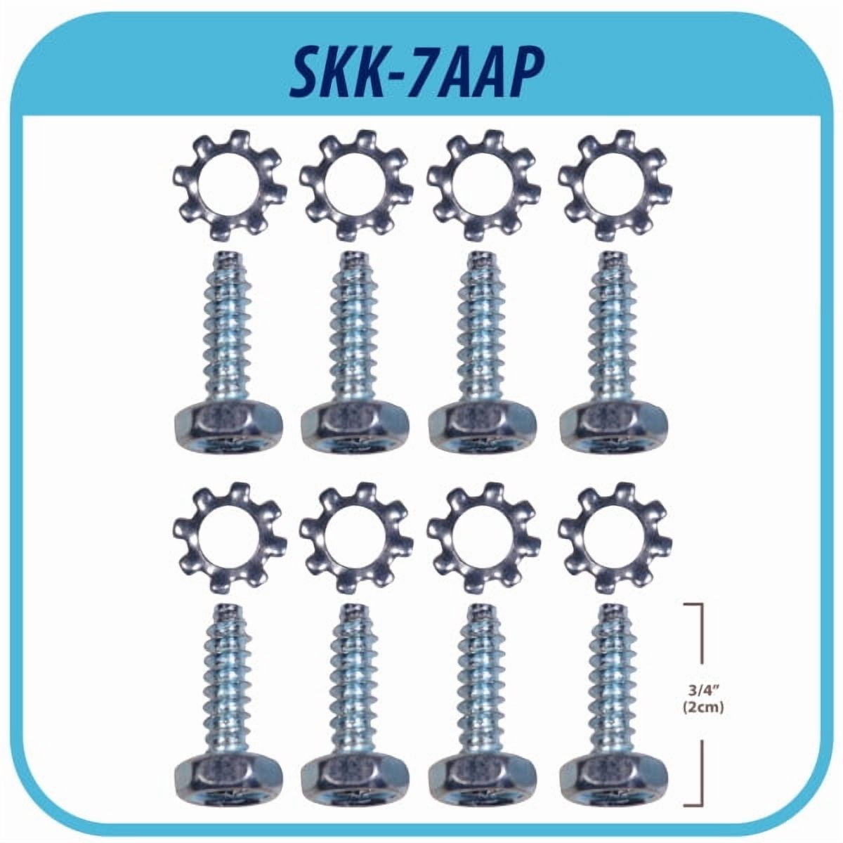 Appli Parts SKK-7AAP Stacking Kit Replacement Compatible with Samsung Washer Dryer Combo 27 in Front Load includes plastic base metal hinges and screws