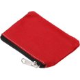 thumbnail image 4 of HUGFEGWE 3" x 5" Coin Purse Pouch, Change Purses Small Organizer Bags with Zipper Canvas for Home, Red CJB91-15060, 4 of 5