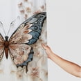 thumbnail image 3 of COMIO Boho Colorful Butterfly Lover Shower Curtain Multiple Sizes for Bathroom White, 3 of 6