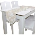 thumbnail image 3 of Coolnut 13"x70" Table Runner, White Roses On Beige Washable Table Cloth Runner for Holiday Home Wedding Table Top Decoration, 3 of 5