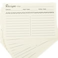 thumbnail image 2 of SHISUYAN 10 Pcs Feuilles de Recettes Ménagères Feuilles de Recettes Pratiques Cartes de Notes Alimentaires Compactes Accessoire de Recette, 2 of 9