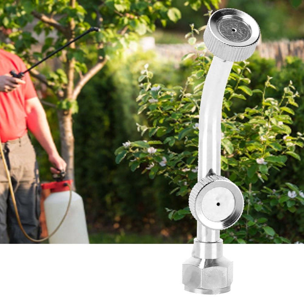 Kritne G1/4 Dual Nozzle Stainless Steel FanShaped Spray Nozzle