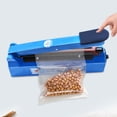 thumbnail image 2 of Electric Poly Bag Sealer, Portable And Durable Steel Alloy Sealing Machine With Bottom Ventilation For Heat Release, Safe And Easy To Use Impulse Sealer Ideal For Various Industries (200mm), 2 of 5