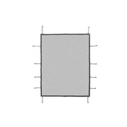 Rampage by RealTruck Shade Top Extended Brief | Mesh, Black | 90525 | Compatible with 2007 - 2018 Jeep Wrangler JK Unlimited 4-Door