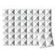 thumbnail image 1 of Set de 12 Piezas Panel Decorativo de Pared 3D AGBOX diseño Pirámide 30x30cm, 1 of 4