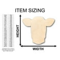thumbnail image 2 of Unfinished Wood Dairy Cow Shape - Craft - up to 46" DIY 36" / 1/2", 2 of 3