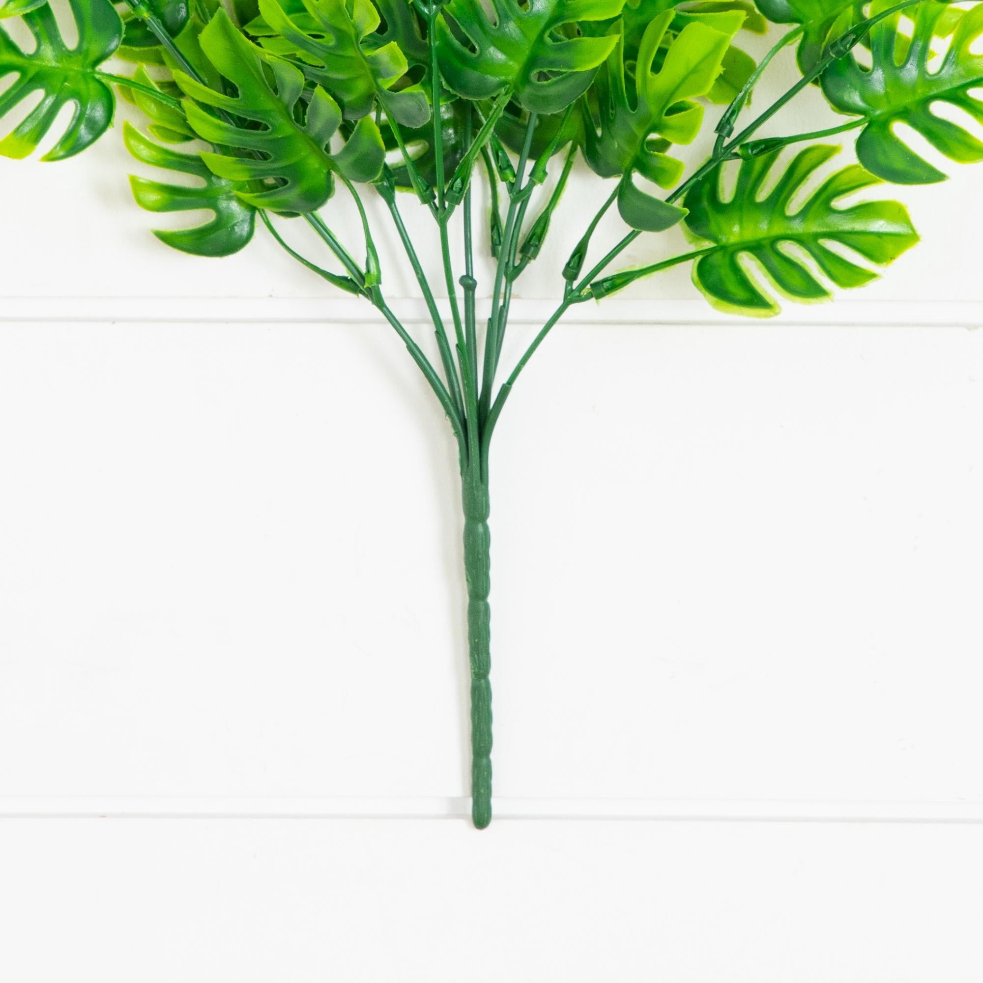 13in. Artificial Mini Monstera Bush - Set of 6