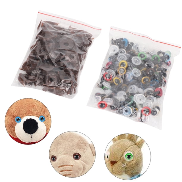 Ojos de seguridad, ojos de juguete, mezcla de colores para manualidades,Ojos de seguridad, títeres, ojos de juguete, ojos de mueca de plástico, accesorios para muecas, suministros para manualidades DI Higoodz Arte y Manualidades