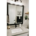 thumbnail image 4 of Frame My Mirror Framed Mirror, Black Finish, 28" x 24", 2" Wide Frame Meade Design, 4 of 14