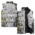 thumbnail image 3 of Chaleco moderno y versátil para hombre, con estampado de tigre elegante, chaleco para hombre, nuevo estilo de invierno, chaleco cómodo y cálido para el viento frío, 3 of 4