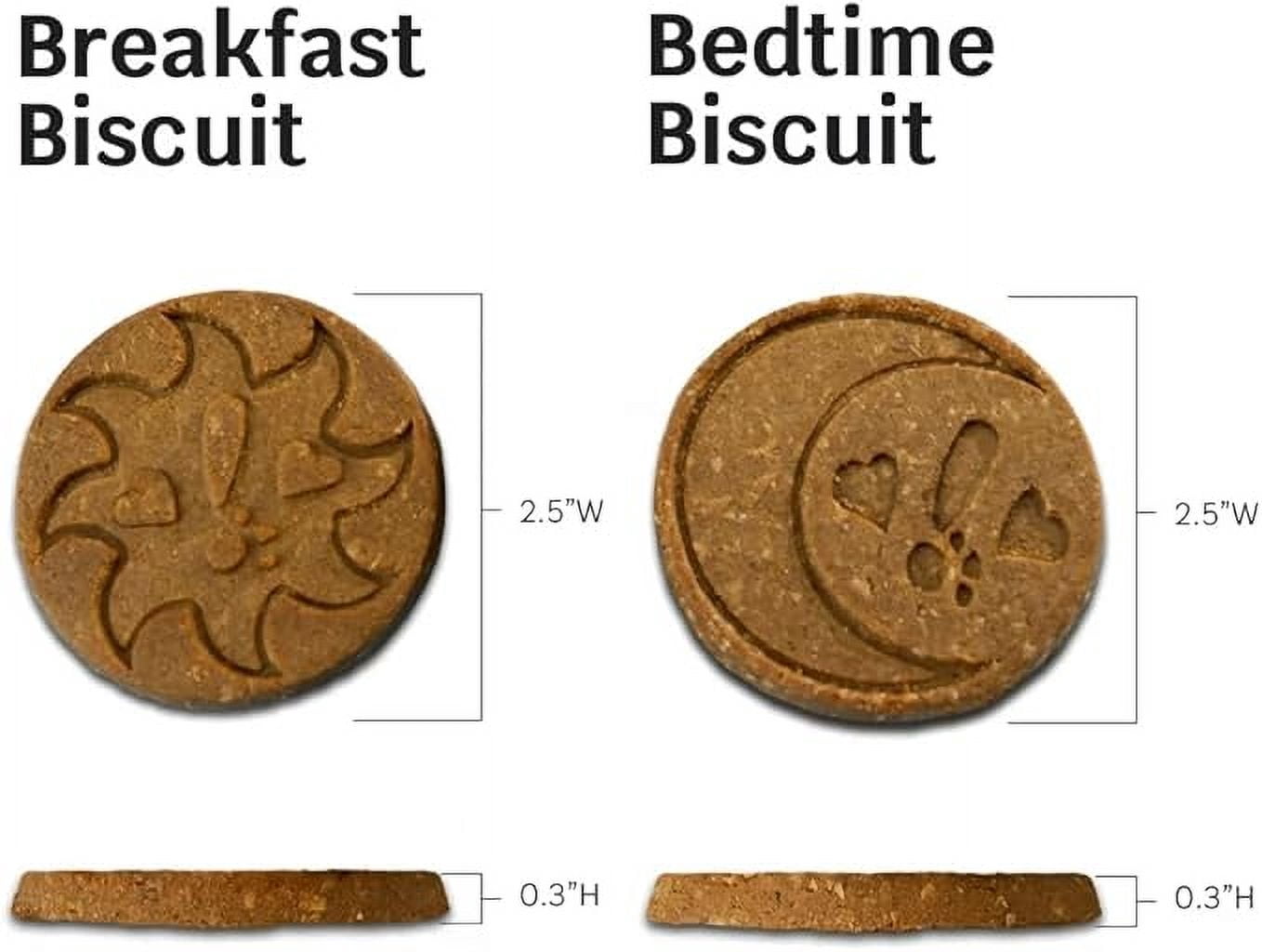 Shmush! Breakfast & Bedtime Biscuits for Dogs, Pet Wellness Treats, 100% Natural Non-GMO, Made in USA