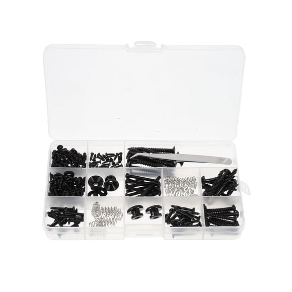 UPOUART Guitar Repairing Kit 1Set Black Stainless Steel for Musicians