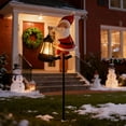 thumbnail image 6 of Christmas Santa Solar Kettle Lights, Outdoor Waterproof Garden Lawn Decorative Lights, Solar LED Santa Claus Ornament with Iron Stake, Festive Holiday Yard Decoration Warm light, 6 of 6