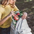 thumbnail image 5 of FORMRS 13"-13.3" Laptop Sleeve Protective Case Soft Carrying Quilted Computer Bag Cover, Red Apple Pattern, 5 of 7