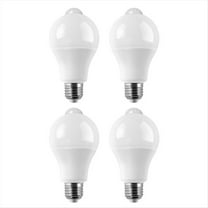 4PC E27 LED Motion Sensor Bulb LED Lamp PIR Sensor Light Bulb Auto on/OFF Night Light for Porch Stairs Garage Lights 9W