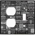 thumbnail image 4 of Metal Light Switch Plate Cover Cafe Diner Coffee Sign COF020, 4 of 13