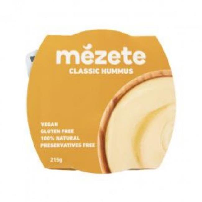 Mezete 2423372 7.58 oz Classic Hummus - Case of 6