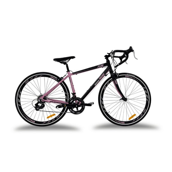 Bicicleta De Ruta Monk Flug Rodada 700 Negro rosa