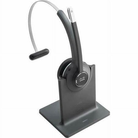 UPC: 0889728180276 | Cisco – CP-HS-WL-561-S-US= – Cisco 561 Headset – Mono – Wireless – DECT 6.0 – 300 ft48 kHz – Over-the-head – Monaural –