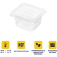 thumbnail image 2 of EcoNesxp Polycarbonate Dimensions: 1.5 Inch Deep Commercial Food Storage Containers, 2 of 5