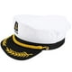 thumbnail image 4 of Sombrero de marinero para adulto, para disfraz, para yate, barco o barco (blanco), 4 of 6