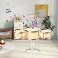 thumbnail image 2 of Fesfesfes Kids Jazz Drum Set Beginner Practice Drum Realistic Percussion Instrument with Sticks Early Education Musical Toy for Children Simulated Design, 2 of 5