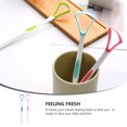 thumbnail image 2 of Oral Cleaner Tpr Light Blue For Tongue Hygiene 2Pcs 6.9x1.2In, 2 of 9