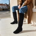 thumbnail image 3 of Botas Altas para Mujer DREAM PAIRS BLVD Negras Talle 12, 3 of 6
