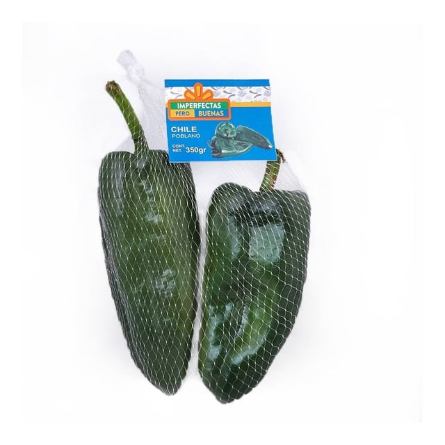 Chile Poblano Frutas San Luis Imperfectas pero Buenas 350 g
