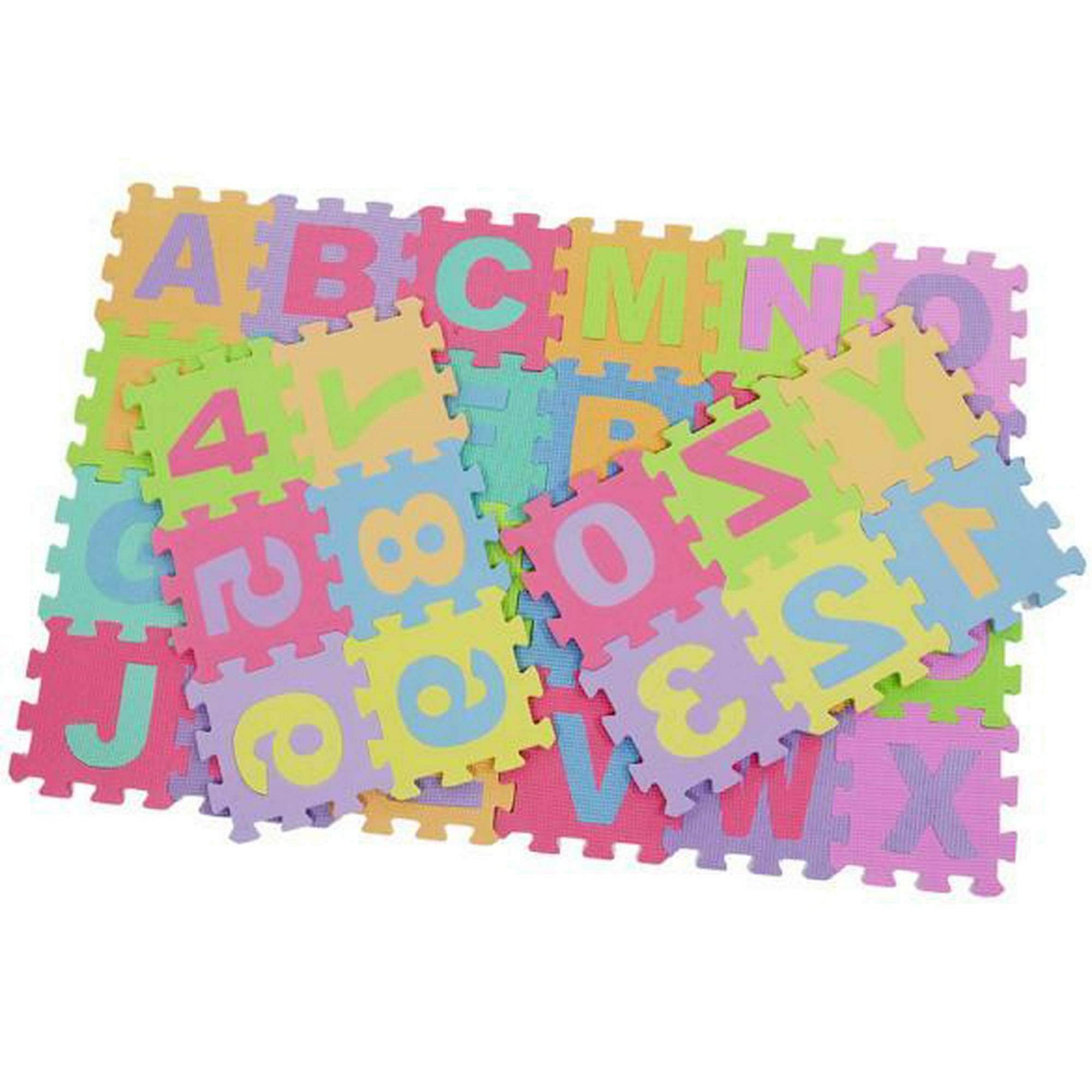 Alphabet Numbers Soft Foam Play Puzzle Mats Children Kids Play