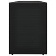 thumbnail image 3 of vidaXL Armoire de Rangement de Jardin Noire 198x55,5x80 cm en Rotin Poly, 3 of 5
