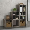 thumbnail image 2 of Sunjoy Quub Quarter Cabinet, Wood Cabinet for Living Room, Bedroom and Other Indoor Space, 2 of 10