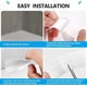 thumbnail image 3 of Tira de sellado para bañera y cocina, tira de sellado autoadhesiva de PVC para bañera y pared, cinta de sellado, sellador para azulejos de ducha (blanco), 3 of 5