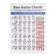 thumbnail image 1 of Bass Guitar Chords Chart 4-String Beginner Finger Practice Musical Instrument Accessories, 1 of 4