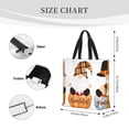 thumbnail image 3 of Fotbe Autumn Gnomes Bolsa Tote con Estampado para Mujer, Bolsos con Cremallera, Bolsa de Hombro Casual de Gran Capacidad con Bolsillos Internos, 3 of 7