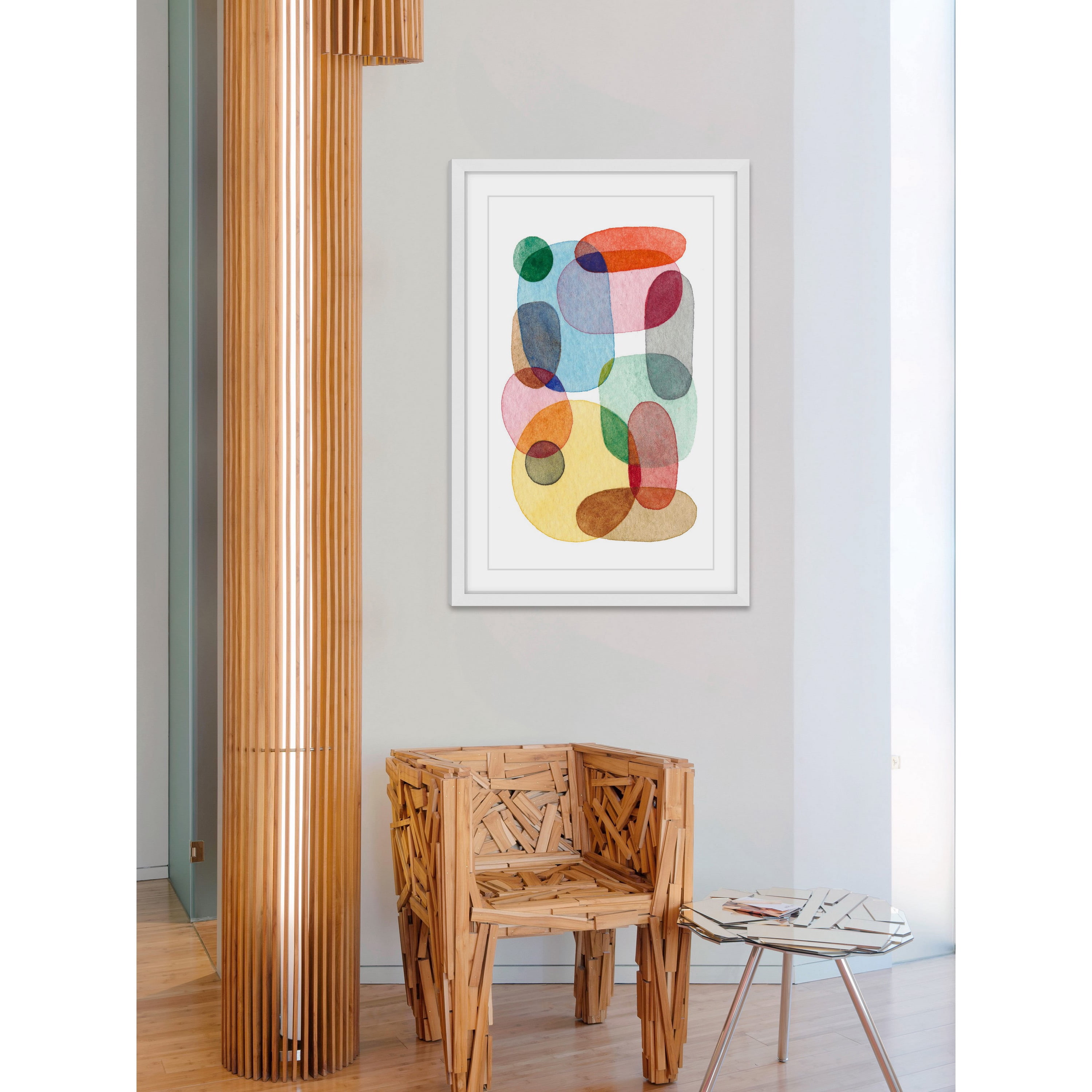 Marmont Hill "Inked Orbs I" Framed Painting Print