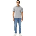 thumbnail image 4 of Tyhengta Mens Athletic Golf Polo Shirts - Short Sleeve Workout Polos Quick Dry T-Shirt Light Grey M, 4 of 7