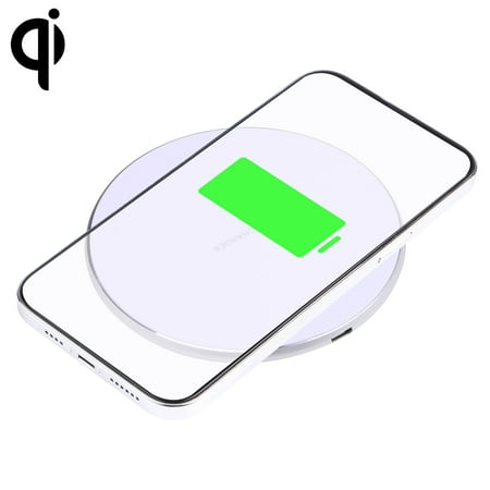 AMZER 15W Plaid Pattern Desktop Metal Round Wireless Charger AMZER 15W Plaid Pattern Desktop Metal Round Wireless Charger