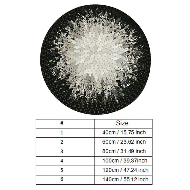Round Chair Mat,Non slip Round Mat Chair Mat Sitting Pad Class Leading Features