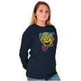 thumbnail image 4 of PACMAN Vintage Retro Video Game Unisex Plus Size Long Sleeve Tee Shirt Brisco Brands 2X, 4 of 5
