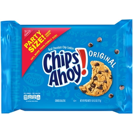 Chips Ahoy! Original Chewy Cookies Party Size, 25.3 (Best Chewy Oatmeal Chocolate Chip Cookies)