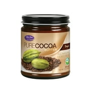 Life-Flo Pure Organic Cocoa Butter | Face & Body Moisturizer for Dry Skin & Scalp, Heels, Elbows, Stretch Marks | 9oz