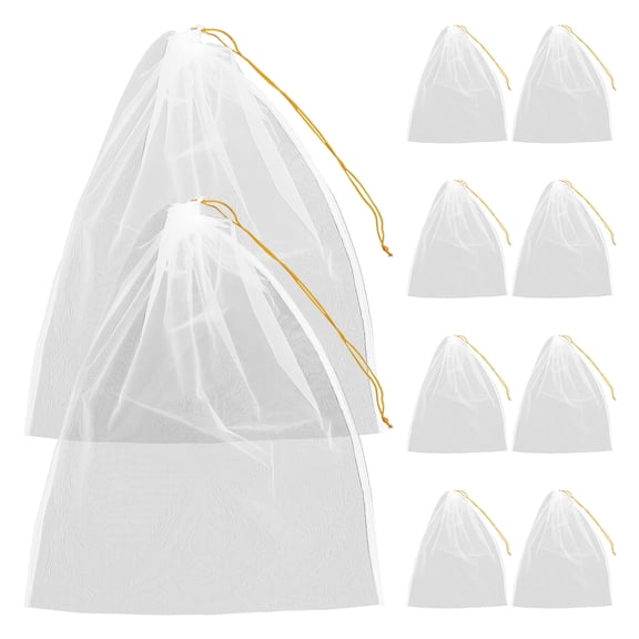 GAXIRE 10Pcs Honey Filter Bag 120 Grit Mesh 22.79X17.68X0IN for Beekeeping Supplies