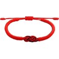 thumbnail image 3 of Tibetan Handmade Red String His and Her Bracelets,Couple Bracelet Friendship Bracelet - Black Red String Thread for Protection-Valentine Christmas Gift Idea for Friend Love Family, 3 of 10