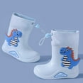 Akiihool Girls Pullon Rain Boots Durable Natural Rubber Boots for