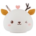 thumbnail image 1 of KAKOWELY Luz nocturna de silicona flexible, regalo para niñas, lámpara USB para guardería para bebés y niños pequeños., 1 of 4