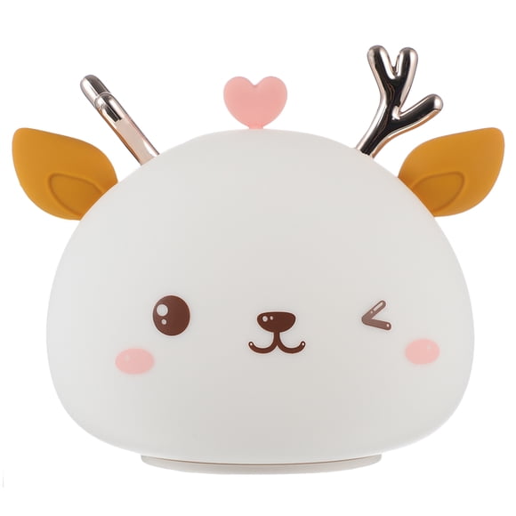 KAKOWELY Luz nocturna de silicona flexible, regalo para niñas, lámpara USB para guardería para bebés y niños pequeños.